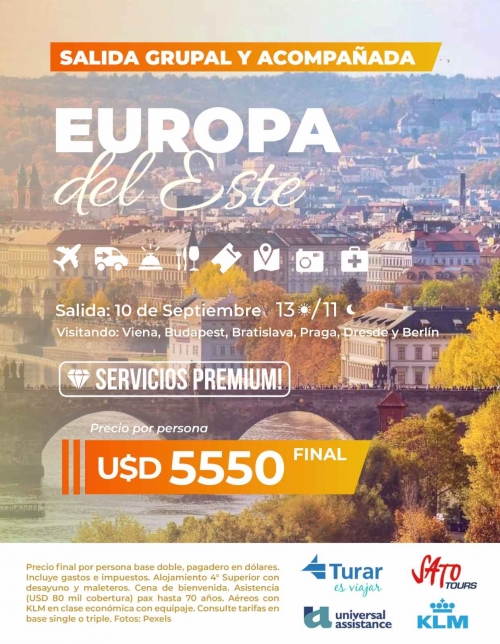 Salida Grupal acompanada: Europa del Este 2025