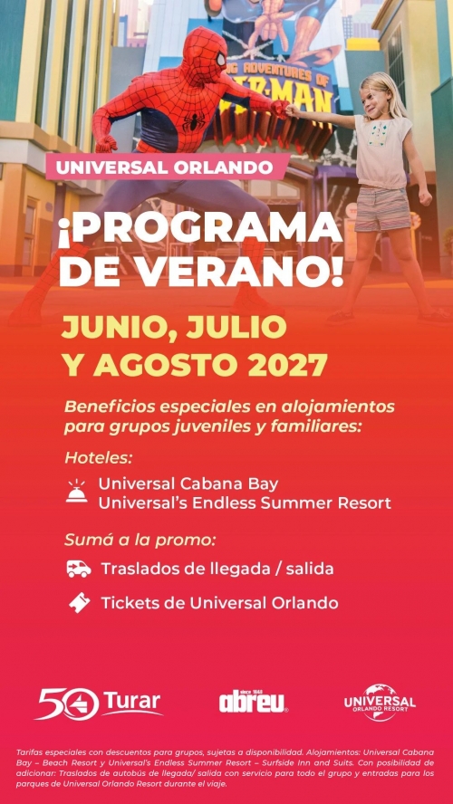 �VERANO 2027 EN UNIVERSAL ORLANDO!
